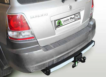 Фаркоп K116-F(N) для KIA SORENTO 1 2002-2006 1 (C НЕРЖ. ПЛАСТИНОЙ), шар F, Лидер Плюс от магазина ФаркопРос