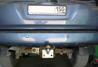 Фаркоп TY 25 для TOYOTA Land Cruiser (J200 )  2007-2021, Автос, нагрузка 3500/140 кг. С подрезкой бампера от магазина ФаркопРос