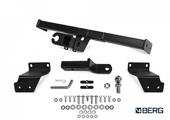 Фаркоп BERG для Hyundai Creta 2015 - 2021, 2021 -. Тип шара: E. Нагрузки: 1300/75 кг. Вес: 13,2 кг. БЕЗ выреза в бампере. Артикул - (F.2312.003) от магазина ФаркопРос