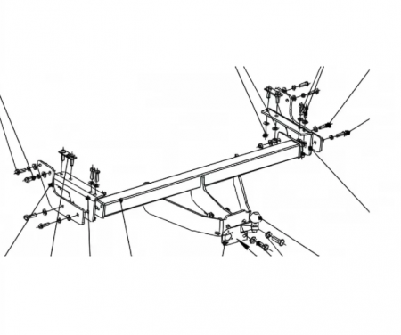 Фаркоп 3093-F на Toyota Hilux 2015-, шар F, Oris от магазина ФаркопРос