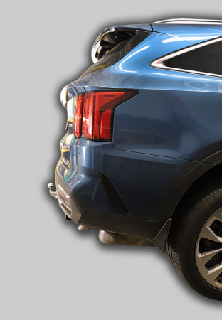 Фаркоп K132-F(N) для KIA SORENTO IV (MQ) 2020 - (C НЕРЖ. ПЛАСТИНОЙ), Лидер Плюс от магазина ФаркопРос