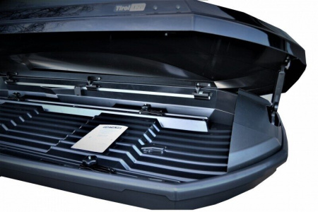 Турецкий Автобокс Turtle Tirol 420 черный глянцевый, объем 420 литров, 211/92/38 см  от магазина ФаркопРос