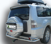 Фаркоп M114-AE для Mitsubishi Pajero 3, 4 2000-2021, Лидер Плюс от магазина ФаркопРос