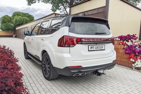 Фаркоп KMH-20-991122.00 PT Group со съемным квадратом, для KIA Mohave Тип шара - E от магазина ФаркопРос