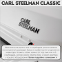 Багажный бокс на крышу Carl Steelman CLASSIC 1950*865*405 белый "карбон" с двухсторонним открытием + еврокрепление "краб"(об.470л) от магазина ФаркопРос