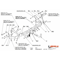 Фаркоп J.018 для Hyundai Santa Fe 2001-2006,Hyundai Santa Fe Classic 2007-2012 (ТагАЗ), шар A, Imiola от магазина ФаркопРос