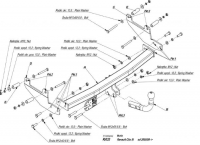 Фаркоп R-020 для Renault Laguna II лифтбек 2001-2007, Steinhof от магазина ФаркопРос