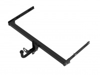 Фаркоп V23.03A на Volkswagen Tiguan (5N1/5N2) 2007-2016, Tiguan II 2016-, Jetta (5K2) 2010-, Skoda Yeti 2009- Kodiaq I 2016-, Audi Q3 2011-. Невидимый вырез в бампере. Масса ТСУ - 9 кг. Нагрузки: 75/750-1700*. (БЕЗ электрики) от магазина ФаркопРос