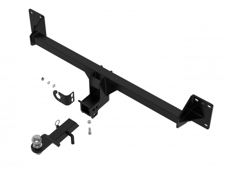 Быстросъемный Фаркоп V23.06E на VOLKSWAGEN TOUAREG (7LA,7P5) 2002-2018, AUDI Q7 (4LB) 2005-2015, PORSCHE CAYENNE 2002-2017/ Фольксваген Туарег, Ауди ку7, Порш Каен. Невидимый вырез в бампере. Масса ТСУ - 15 кг. Нагрузки: 75/750-1500*. (БЕЗ электрики) от магазина ФаркопРос