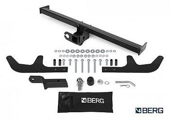 Фаркоп BERG для Lada Largus (вкл. Cross) 2012-. Тип шара: E. Нагрузки: 1300/75 кг. Вес: 14 кг. БЕЗ выреза в бампере. Артикул - (F.6017.005) от магазина ФаркопРос