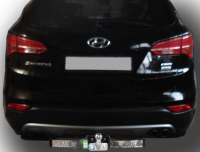 Фаркоп H224-F(N) для HYUNDAI SANTA FE 2012-2018, KIA SORENTO 4 2012-2018 (C НЕРЖ. ПЛАСТИНОЙ), Лидер Плюс