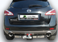 Фаркоп N118-F(N) для NISSAN MURANO (Z51) 2010-2015 (С НЕРЖАВЕЮЩЕЙ ПЛАСТИНОЙ), Лидер Плюс от магазина ФаркопРос