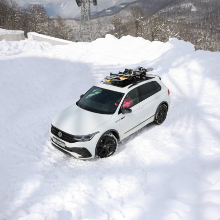 LUX ЭЛЬБРУС 750 Крепление для перевозки лыж и сноубордов (ширина раб. поверхности 75 см) от магазина ФаркопРос