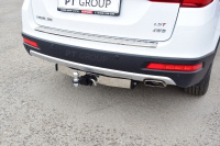 Фаркоп с хромированной накладкой HVH-10-991124.00 PT Group для Haval H5 2020-, Great Wall Hover H3 New 2014-2016, Great Wall Hover H3 2010-2016, Great Wall Hover H5 2011-2016. Съемный квадрат. от магазина ФаркопРос