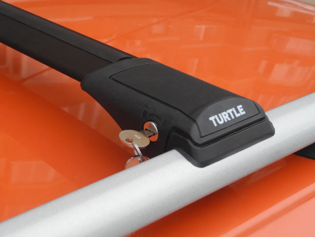Багажник на рейлинги Turtle Shark 106 цвет черный от магазина ФаркопРос