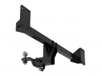 Быстросъемный Фаркоп V23.06E на VOLKSWAGEN TOUAREG (7LA,7P5) 2002-2018, AUDI Q7 (4LB) 2005-2015, PORSCHE CAYENNE 2002-2017/ Фольксваген Туарег, Ауди ку7, Порш Каен. Невидимый вырез в бампере. Масса ТСУ - 15 кг. Нагрузки: 75/750-1500*. (БЕЗ электрики) от магазина ФаркопРос