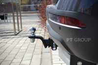 Фаркоп KCA-20-991124.00 PT Group Съемный квадратс НЕРЖ накладкой для KIA Carnival 2020-. Тип шара - E от магазина ФаркопРос