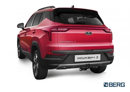 Фаркоп F.1411.001 BERG для Jac JS4 2022-/ Москвич 3 2023-. Тип шара: A. Нагрузки: 1500/75 кг. Вес: 15,3 кг. БЕЗ выреза в бампере. Артикул - (F.1411.001) от магазина ФаркопРос