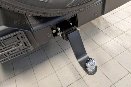 Фаркоп GWT-22-991122.00 PT Group для GWM Tank 300 2022 - съемный квадрат от магазина ФаркопРос