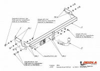 Фаркоп J.030 для Hyundai Verna 2006-2011,Hyundai Accent 2006-2011, шар A, Imiola от магазина ФаркопРос