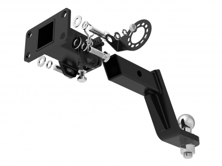 Быстросъемный Фаркоп T23.11E на  TANK 300 2022 -, 400 2023-, Haval H9 рест. с лючком 2024-/ Танк 300 2022 -, 400 2023-, Хавал Х9 рест. с лючком 2024-. БЕЗ выреза в бампере. Масса ТСУ - 7 кг. Нагрузки: 75/750-2500*. (БЕЗ электрики) от магазина ФаркопРос