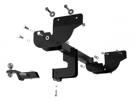 Быстросъемный Фаркоп G23.03E на Geely Monjaro 2023-/ Гили Монжаро 2023-. Невидимый вырез в бампере. Масса ТСУ - 17 кг. Нагрузки: 75/750-1500*. (БЕЗ электрики) от магазина ФаркопРос