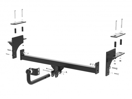 Фаркоп T23.10A на Toyota Roomy 2016- / Тойота Руми 2016-, БЕЗ выреза бампера. Нагрузки: 50/750 кг, Масса фаркопа: 11 кг. от магазина ФаркопРос