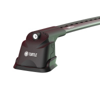 Комплект поперечин Turtle Air 3 для Nissan X-Trail 2013+ черного цвета от магазина ФаркопРос