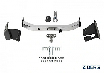 Фаркоп BERG для Toyota Fortuner (кроме TRD) нерж 2017-. Тип шара: F. Нагрузки: 1500/75 кг. Вес: 20,8 кг. БЕЗ выреза в бампере. Артикул - (F.5715.002) от магазина ФаркопРос