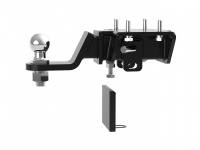 Фаркоп V23.04E на Volkswagen Amarok 2010- / Фольксваген Амарок 2010-. БЕЗ выреза в бампере (Снимается штатный лючок). Масса ТСУ - 9 кг. Нагрузки: 100/750-3000*. (БЕЗ электрики) от магазина ФаркопРос