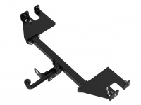 Фаркоп H23.01A на Hyundai Tucson 2004-2010, Kia Sportage 2005-2010/ Хендай Туксон 2004-2010 Киа (Кия) Спортейдж 2005-2010. Невидимый вырез в бампере. Масса ТСУ - 17,4 кг. Нагрузки: 75/750-1500*. (БЕЗ электрики) от магазина ФаркопРос