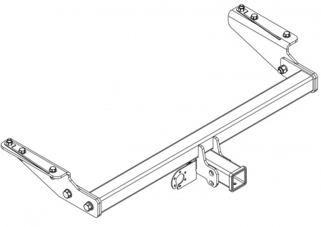 Фаркоп JC 01 для JAC T6 2020-, Автос, нагрузка 1500/100 кг. БЕЗ подрезки бампера от магазина ФаркопРос