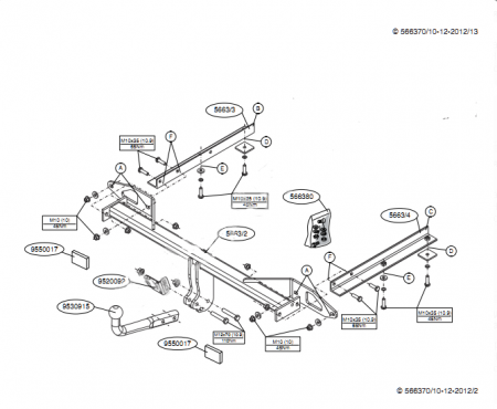 Фаркоп C-264 для Chevrolet Cruze wagon 2012, Steinhof от магазина ФаркопРос