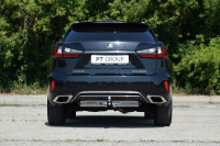Фаркоп с хромированной накладкой LRX-15-991124.00 PT Group для Lexus RX, кроме Long, в т.ч. F Sport 2015-2019 съемный квадрат от магазина ФаркопРос