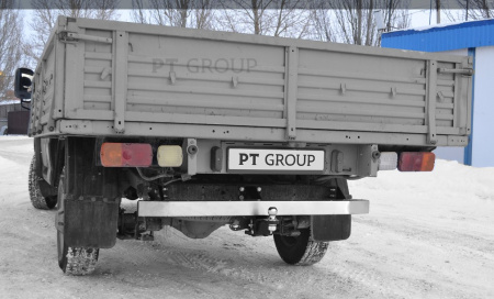 Фаркоп UPK-08-991124.00 PT Group для с НЕРЖ накладкой УАЗ пикап 2008- / УАЗ Профи 2017- (236022, 236031 (ст-т.) от магазина ФаркопРос