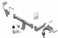 Brink 600400 Оригинальный фаркоп для KIA SORENTO 2015-. Требуется вырез в бампере. Тип шара: A (фаркоп несъемный). от магазина ФаркопРос