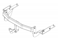 Фаркоп TY 45 для TOYOTA Highlander 2014-, Автос, нагрузка 2200/120 кг. С подрезкой бампера от магазина ФаркопРос