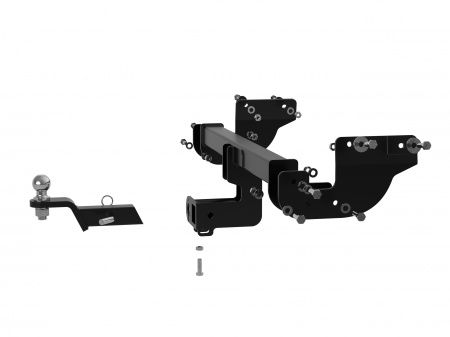 Быстросъемный Фаркоп G23.03E на Geely Monjaro 2023-/ Гили Монжаро 2023-. Невидимый вырез в бампере. Масса ТСУ - 17 кг. Нагрузки: 75/750-1500*. (БЕЗ электрики) от магазина ФаркопРос
