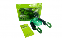 Трос буксировочный HITCH REGULAR, масса авто 1,2 т, разрывная 3 т, 4 м, лента 35 мм, крюк-крюк