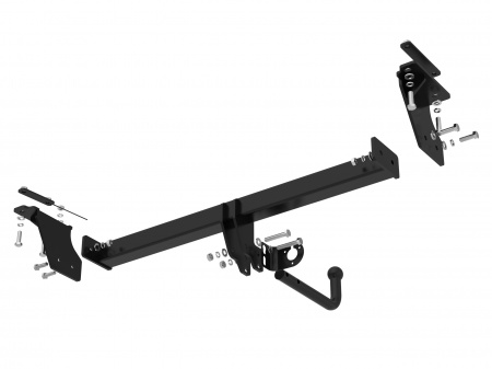 Фаркоп N23.03A на Nissan Qashqai 2006- по н.в. (некоторые модели требуют вырез в бампере). Масса ТСУ - 13 кг. Нагрузки: 50/1000*. (БЕЗ электрики) от магазина ФаркопРос