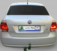 Фаркоп V125-A для VOLKSWAGEN POLO (седан)(6R1) 2010-.../ SKODA RAPID(лифтбек)(NH) 2012-, Лидер Плюс от магазина ФаркопРос