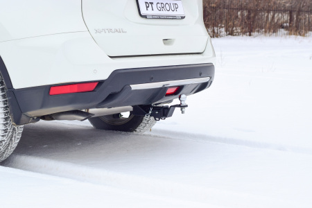 Оцинкованный фаркоп PT Group NXT-14-991122.00ZN со съемным квадратом для NISSAN X-Trail 2014 от магазина ФаркопРос