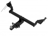 Быстросъемный Фаркоп S23.10E на SWM G05 PRO 2022-/ СВМ Г05 ПРО 2022-. Невидимый вырез в бампере. Масса ТСУ - 10 кг. Нагрузки: 75/750-1200*. (БЕЗ электрики) от магазина ФаркопРос