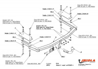 Фаркоп X.013 для Mazda 6 wagon 2003-2008, Imiola от магазина ФаркопРос