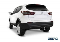 Фаркоп BERG для Nissan Qashqai 2006-2013 (С вырезом в бампере)/ Nissan Qashqai 2014-2019, 2019-(БЕЗ выреза в бампере). Тип шара: E. Нагрузки: 1500/75 кг. Вес: 17,5 кг. Небольшой вырез в бампере. Артикул - (F.4111.002) от магазина ФаркопРос