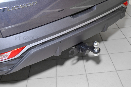 Фаркоп HTS-21-991122.00 PT Group, съемный квадрат, HYUNDAI Tucson 2021- (Сборка РФ) от магазина ФаркопРос