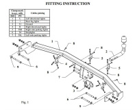 Фаркоп J 54 Auto-Hak для Hyundai Santa Fe 2006-2012, Auto-Hak от магазина ФаркопРос