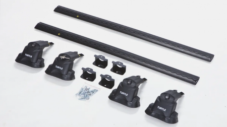 Багажник в штатные места Turtle AIR 3 Premium на BMW цвет черный от магазина ФаркопРос