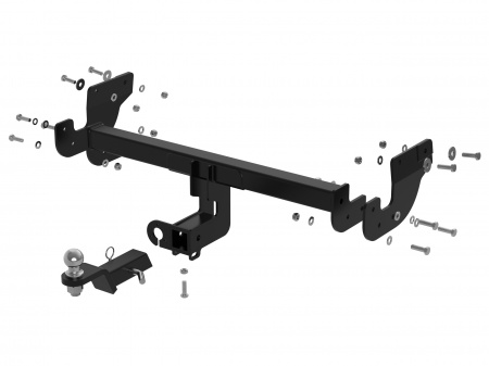 Быстросъемный Фаркоп G23.03E на Geely Monjaro 2023-/ Гили Монжаро 2023-. Невидимый вырез в бампере. Масса ТСУ - 17 кг. Нагрузки: 75/750-1500*. (БЕЗ электрики) от магазина ФаркопРос