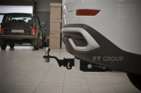 Фаркоп ПТ Групп HAVAL M6 2021- / HAVAL H6 2014- (Хавал M6) с нержавеющей накладкой съемный квадрат HMS-21-991124.00 от магазина ФаркопРос